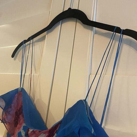 Ralph Lauren Collection Purple Label Floral 90s Silk Slip Dress Midi Sleeveless - Picture 11 of 15